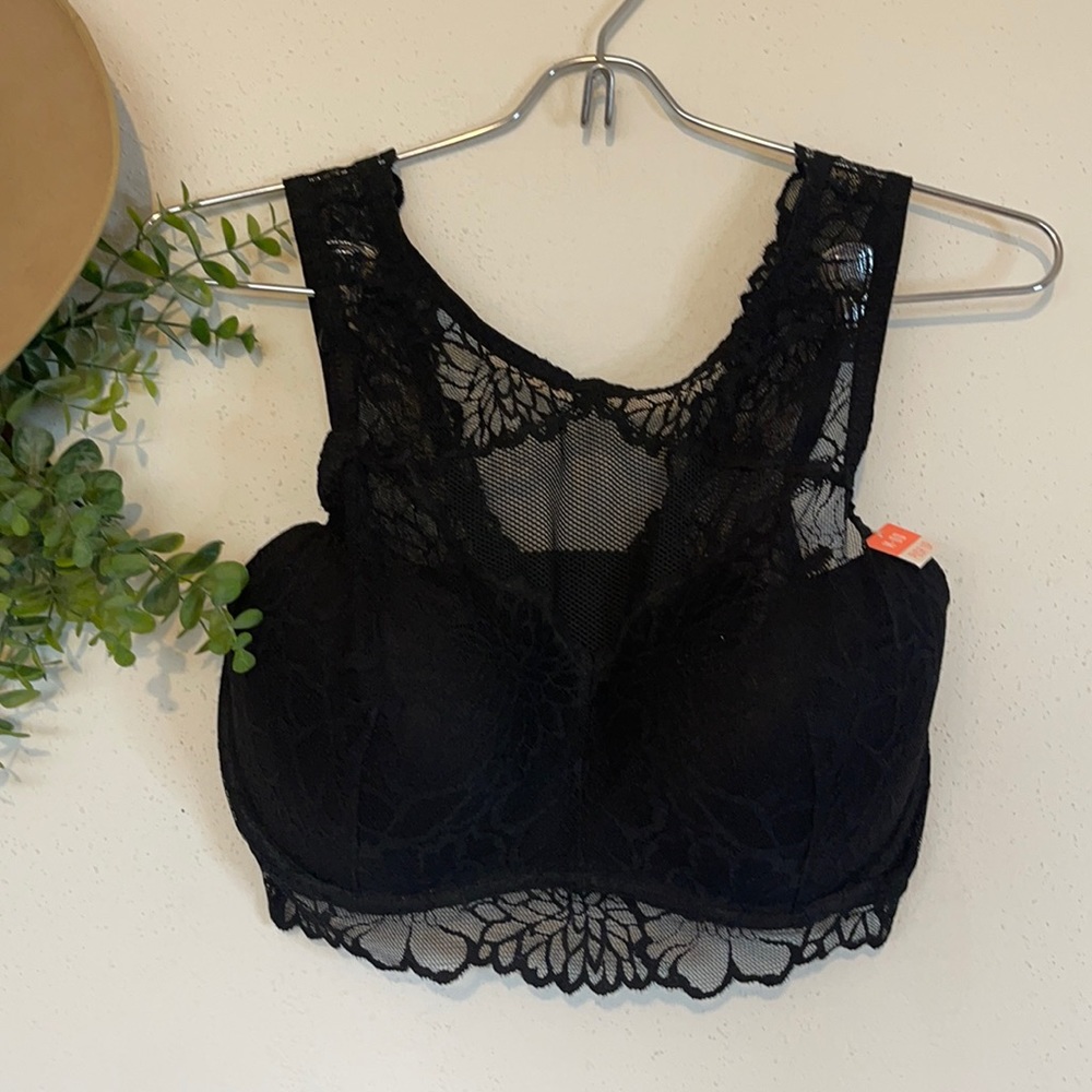 Lace Bralette - Black